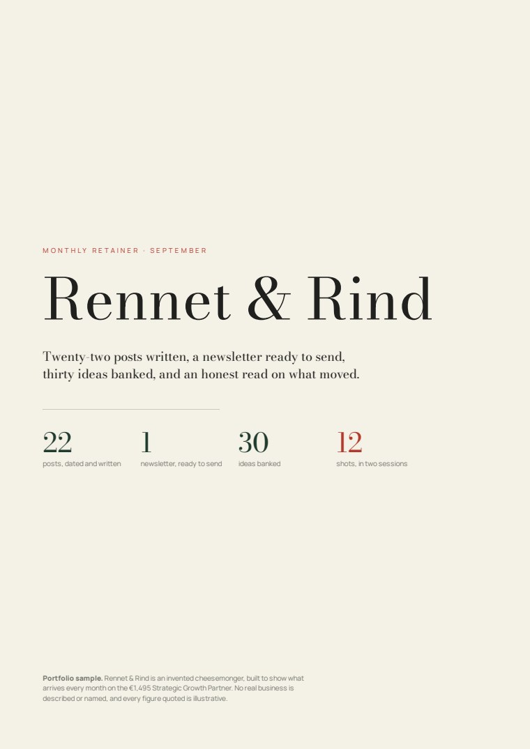 Cover of the Growth Check-In sample for Rennet & Rind
