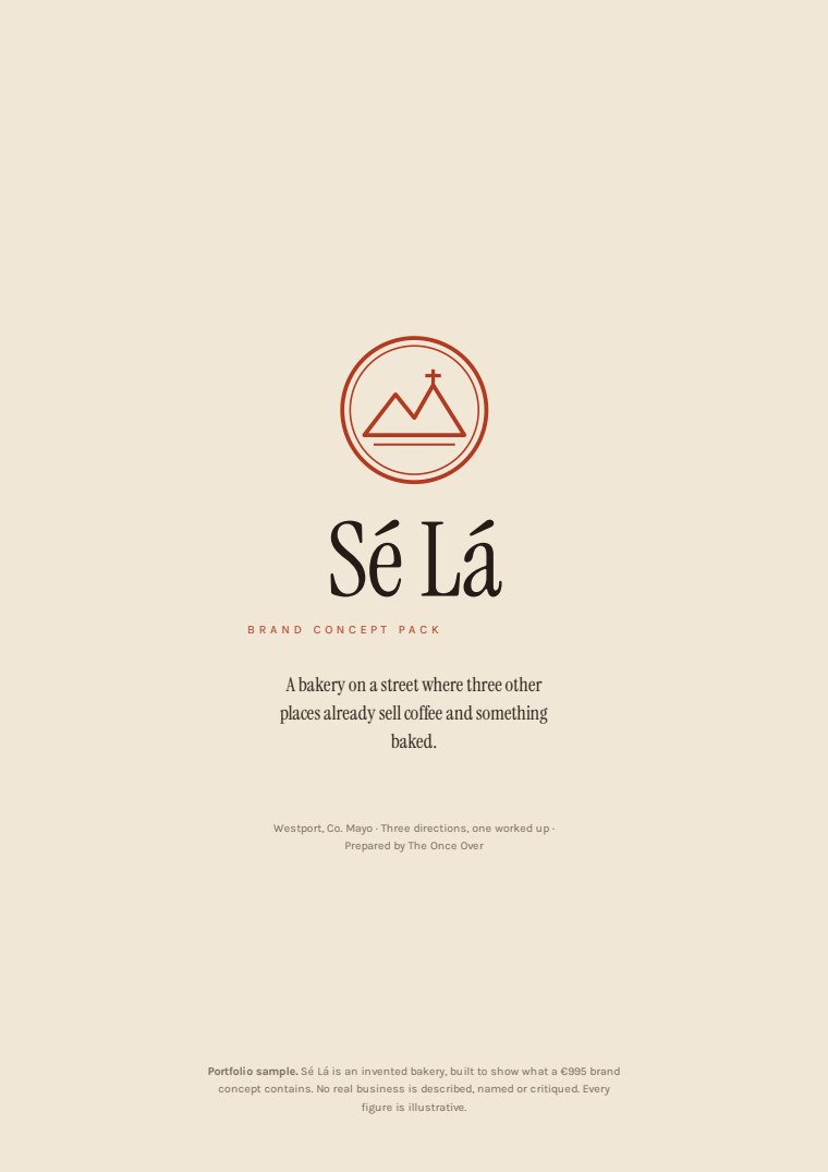 Cover of the Brand concept sample for Sé Lá